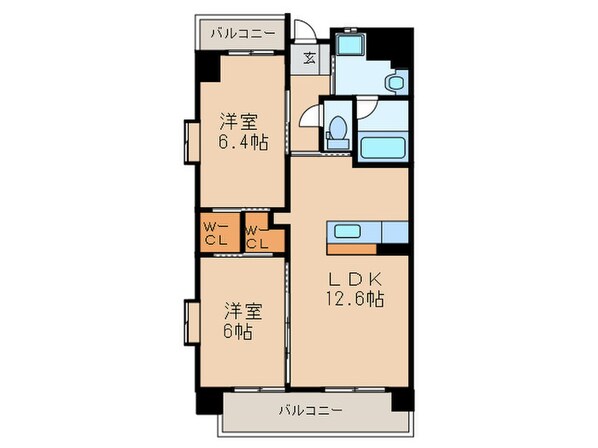 ハイネス槻田の物件間取画像